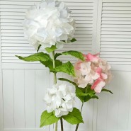 제주 자이언트플라워 포토존 꽃 제작 특수 종이로 만드는 수국