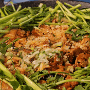 선유도역 / 삼산회관, 돼지김치구이 + 미나리 + 주먹밥 후기