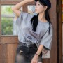 24SS 여름 스타일링 우알롱 반팔티 데님스커트 볼캡 코디 추천 여자 여름옷 성수동 스트릿 패션 완성