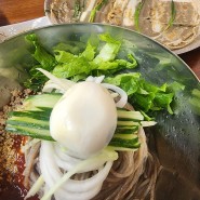 수지맛집, 동천동 강원도막국수+루나커피 꿀조합!!