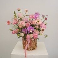 부산 꽃바구니 소재좋은 꽃배달에 행복해요!