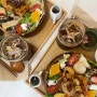 목포 카페야자수 / 용해동 야자수 한옥카페 감바스 & 두부 샐러드밥 (내돈내산)
