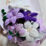 모루아트29 기념일선물 백합 모루 꽃다발 좋아하는 폭신폭신한 보라색 꽃이 한 가득~!