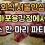 가족외식 마포역맛집 서울안심축산 마포용강점에서 소 한 마리 파티