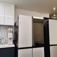똑똑한 인공지능 냉기케어와 오토클로징으로 편한 LG 수도관 연결형 냉장고