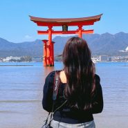 일본 여행지 추천 히로시마 미야지마 이쓰쿠시마 신사 당일치기 일본 벚꽃 여행 명소