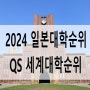 2024년 일본 대학 순위, 2024 QS 세계대학순위에서 일본대학랭킹, 일본대학서열