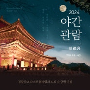 2024 상반기 경복궁 야간개장 사전 예매 안내 및 인터파크 예매 꿀팁(주차)