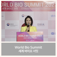 [세계바이오서밋] World Bio Summit | 보건복지부 장관 행사 | 세계보건기구 | 월드바이오서밋 | 영어정부행사 | 이승희아나운서