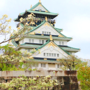 오사카성 가는법 공원 벚꽃 피크닉 시간 코난 기념품