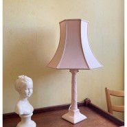 Vintage Corinthian columns ceramic lamp♣빈티지 핑크세라믹램프