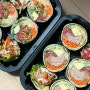 아산 키토김밥 맛집 리본레시피 아산배방점. 샐러드, 포케까지 다이어트 식단 해결