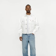 스투시 Stussy STÜSSY & LEVI'S LEATHER TRUCKER JACKET