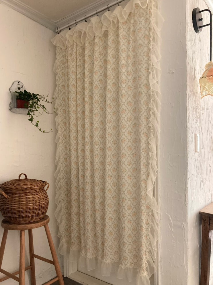 Vintage floral & frill tablecloth / 빈티지 플로럴 & 프릴 테이블클로스 : 네이버 블로그