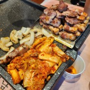 [광교] 하남돼지집 광교아브뉴프랑점: 맛있게 구워주는 광교삼겹살 맛집