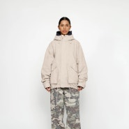 스투시 Stussy SHORT PARKA WAXED LINEN