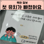 육아정보 : 6세 첫 유치가 빠졌어요/발치 후 주의사항