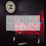 성수동 샤넬 팝업, 샤넬 루쥬 알뤼르 VIP 세션 예약 및 후기