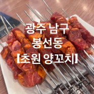 광주 남구 봉선동 초원양꼬치 양꼬치맛집