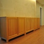 다산신도시 오크 캐비닛 제작 납품 - wood cabinet