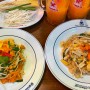 방콕 팁싸마이 본점 오렌지주스, 팟타이 맛집