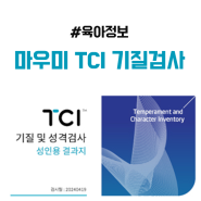 TCI 기질검사 마우미 기질 및 성격검사 성인용 후기