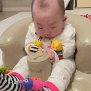 국민아이템 라마즈 손발목딸랑이 오감발달 5개월 아기 장난감 후기!