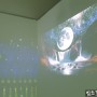 화성 전시관 모션인식 미디어아트 빛으로 만드는 특별한 공간 : 아포트로닉스 LD700UST 1대, 뷰소닉 V107W 3대 설치