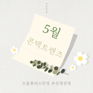 🐾 5월 콘텍트렌즈 금액 안내 ㅡ 으뜸플러스 부산정관점. 🧡