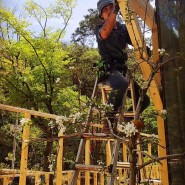 '24.4.29 Hami Garage TV - Making a carpenter's wooden greenhouse. / 캠핑장 작업.