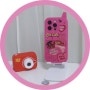 아이폰 케이스 아이폰 실리콘 케이스 핑크빛 거울 폰케이스 옛날갬성
