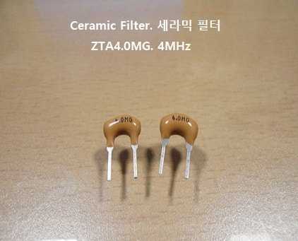 100PCS/ Murata Ceramic Crystal Oscillator CST3.58MGW Blue 3.58MHZ Straight Plug