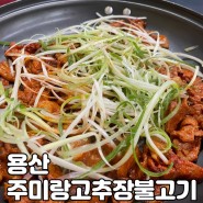 [서울/용산] 용산역 직장인 찐 한식 맛집, 연탄불로 굽는 주미랑고추장불고기