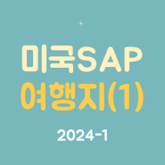 [ 미국 SAP 여행지 추천 및 소개 (1) ] - 디즈니랜드, 쇼핑몰, 바다 2024-1