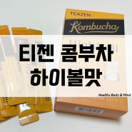 티젠 콤부차 하이볼향 저칼로리 하이볼만드는법 레시피 콤부차 효능까지