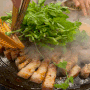 [김포] 미나리 향이 가득한 구워주는 삼겹살집 ' 목구멍 ' | 구래동 맛집 | 솥뚜껑 삼겹살집