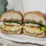 버섯페스토 베이컨 바게트 샌드위치 만드는법 홈브런치 메뉴 샌드위치 레시피 재료