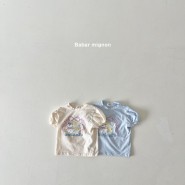 여아 여름 퍼프 티셔츠 반팔티 유니콘 소녀 면티
