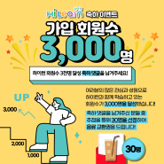 [하이런 이벤트] 2024년 하이런 회원 3,000명 달성 축하 이벤트!