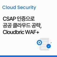 [클라우드 보안] CSAP 인증으로 공공 클라우드 공략, Cloudbric WAF+
