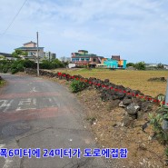 당100만 조천리소형토지 전원주택부지로추천@황금빛도남해모로