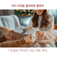 hope와 wish 비교 / 가정법 과거 / I hope (that)~ : 나는 ~하기를 바라