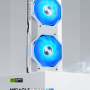 [이엠텍] 시원하고 청량한 BLUE LED 듀얼 쿨링팬 탑재! 지포스 RTX™ 4060 MIRACLE WHITE D6 8GB LED 출시!