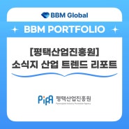 [BBM 포트폴리오] 평택산업진흥원 - 소식지(웹진) 산업 트렌드 리포트
