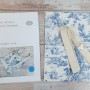 [DIY 패키지] 프랑스 뜨왈 패턴의 린넨원단으로 만드는 미니 손가방