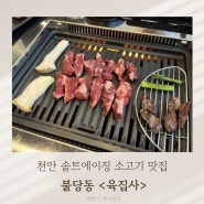 불당동 고기집 추천 육집사 / 신불당동 고기 / 천안 아기랑 식당