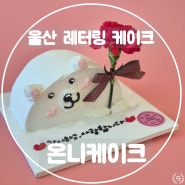 울산 ㅣ 어버이날 기념 카네이션 케이크 주문 제작한 후기 : 온니 케이크