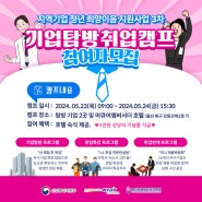 울산 기업탐방 취업캠프 참여자 모집 (신청 링크)