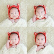 [유니미니스튜디오] 아기 50일사진 촬영 | 인천 아기사진 잘찍는 곳, 인천 베이비스튜디오 추천