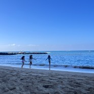 [하와이여행] 와이키키 옆 아이와 함께 여유있게 즐길 수 있는 카이마나 비치 Kaimana Beach🏖️💛 (하와이 아이와 함께 갈만한 해변 추천)